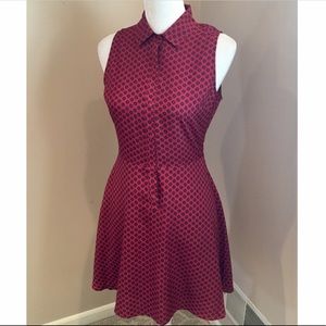 Jack Red Floral Chic Tank Top Dress